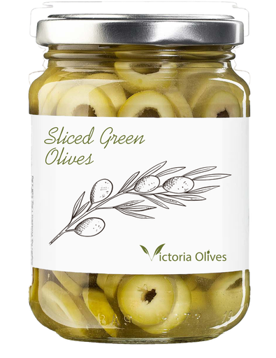 Sliced Green Olives