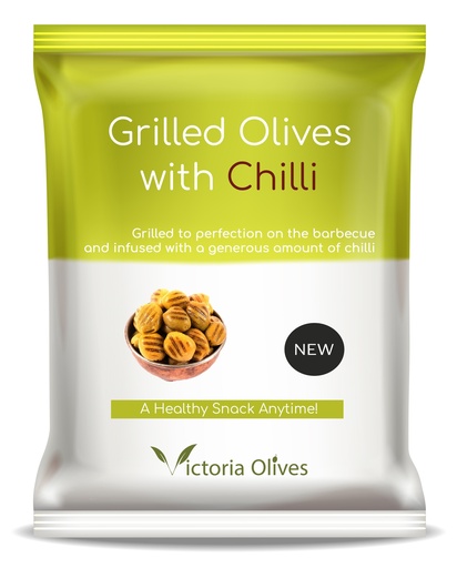 Grilled Olives with Chilli